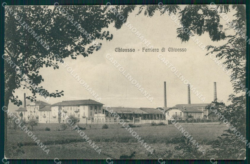 Torino Chivasso Ferriera di PIEGHINE cartolina MT4844 – fronte