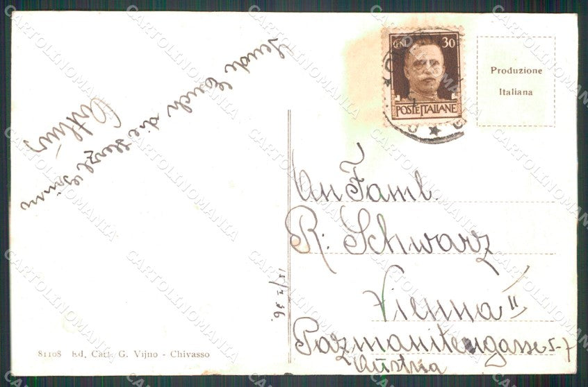 Torino Chivasso Ferriera di PIEGHINE cartolina MT4844 – retro