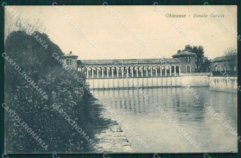 Torino Chivasso Canale Cavour cartolina MT4850 – fronte