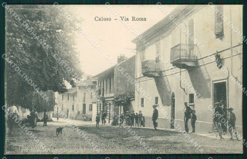 Torino Caluso Via Roma cartolina MT4865 – fronte
