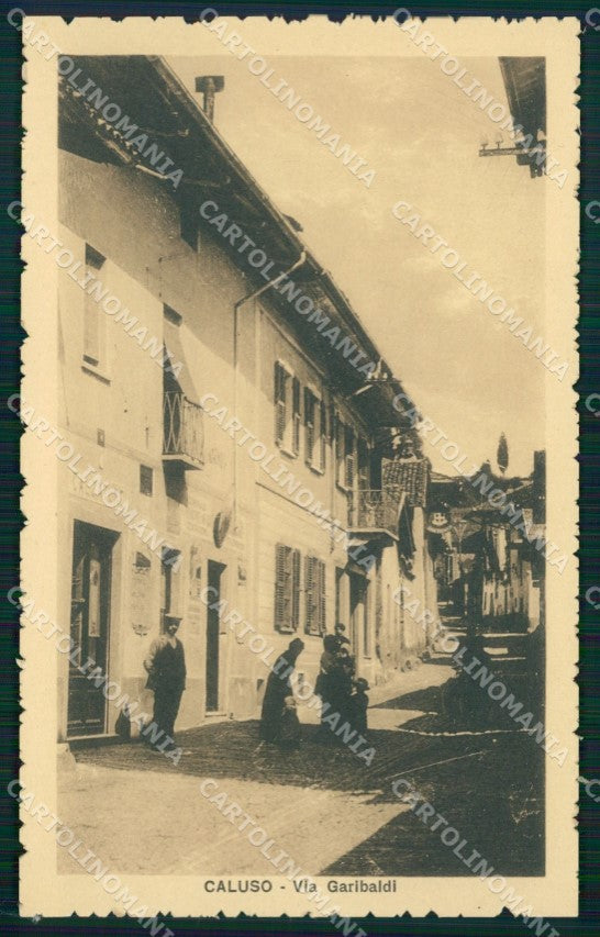 Torino Caluso Via Garibaldi cartolina MT4868 – fronte