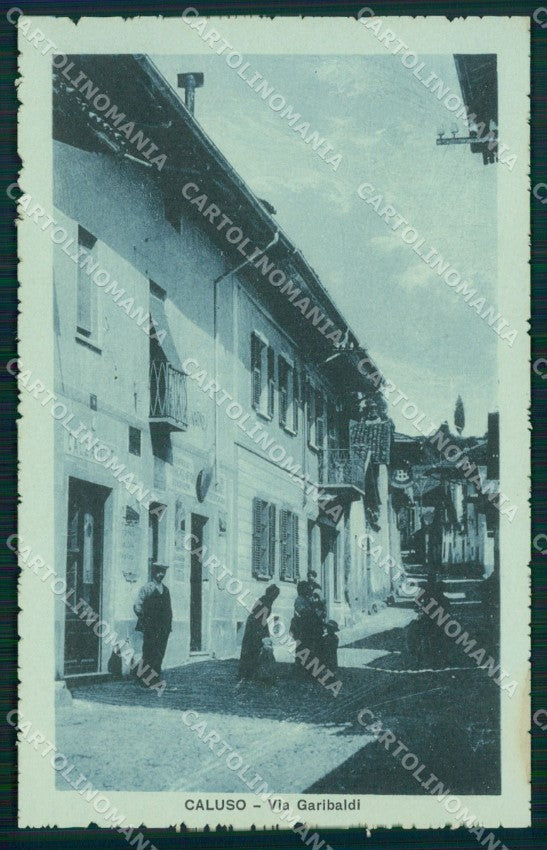 Torino Caluso Via Garibaldi cartolina MT4869 – fronte