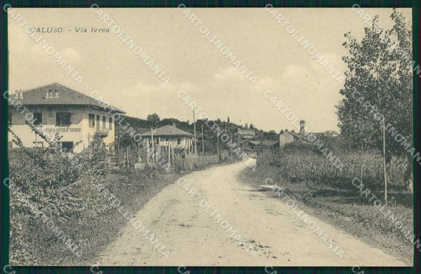 Torino Caluso Via Ivrea cartolina MT4871 – fronte