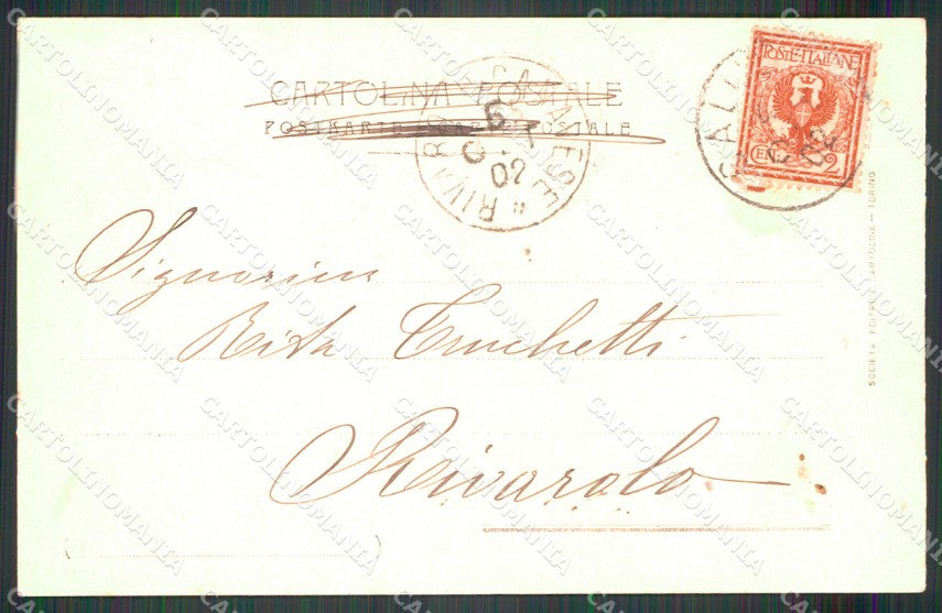 Torino Candia Canavese Lago Buoi ABRASA cartolina MT4875 – retro