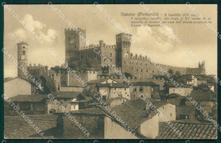 Torino Pavone Canavese Castello cartolina MT4877 – fronte