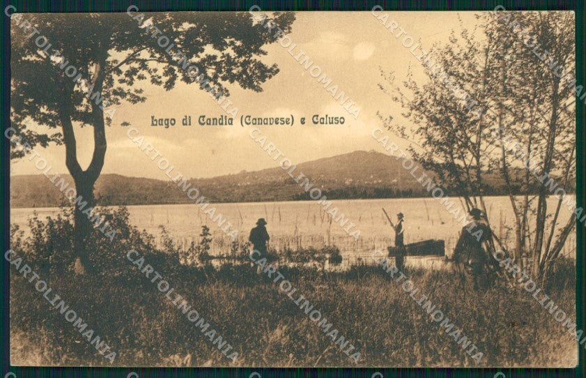 Torino Candia Canavese Lago Caluso cartolina MT4884 – fronte