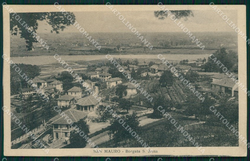 Torino San Mauro Canavese Borgata Sant'Anna cartolina MT4891 – fronte
