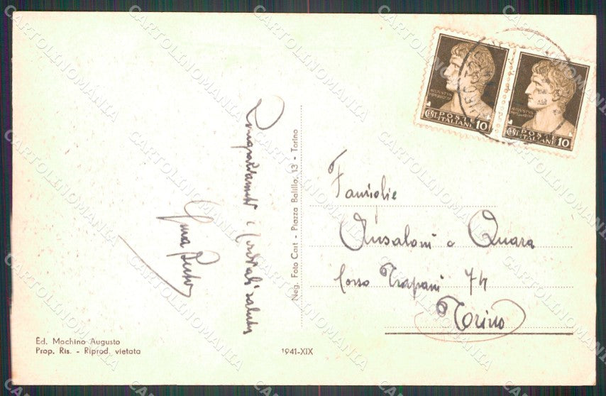 Torino San Mauro Canavese Panorama cartolina MT4892 – retro