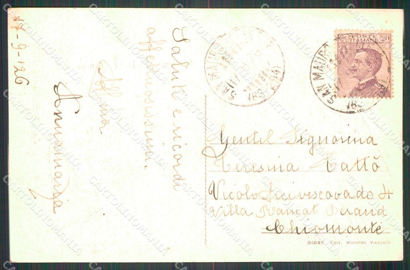 Torino San Mauro Canavese Panorama cartolina MT4893 – retro
