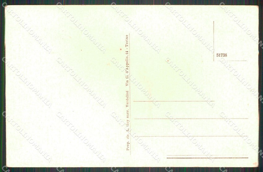 Torino San Mauro Canavese Panorama ABRASA cartolina MT4895 – retro