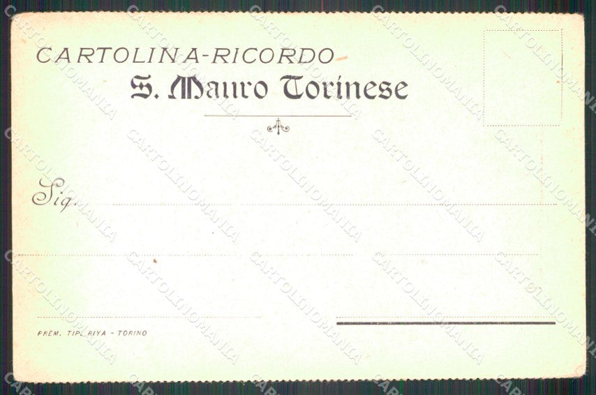 Torino San Mauro Canavese Inaugurazione cartolina MT4900 – retro