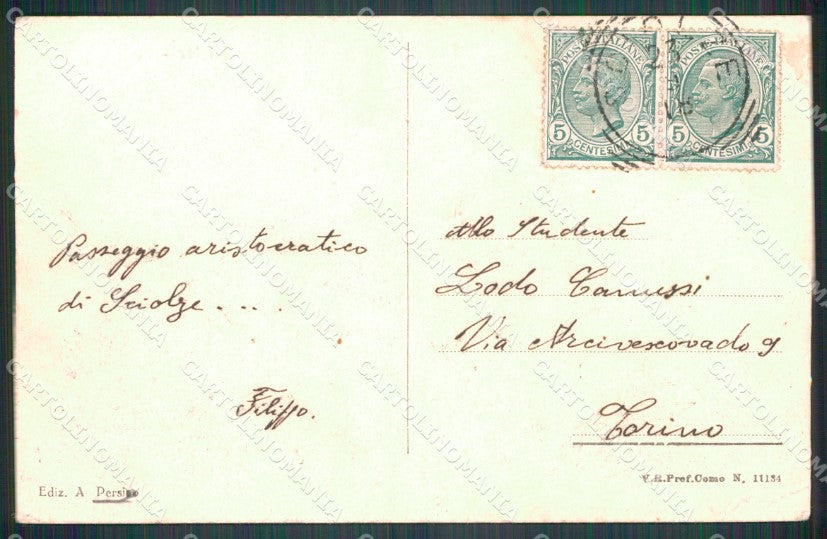 Torino Sciolze Entrata Paese cartolina MT4926 – retro