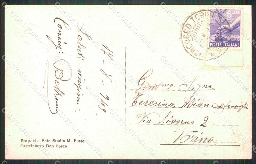 Asti Moncucco Torinese cartolina MT4927 – retro