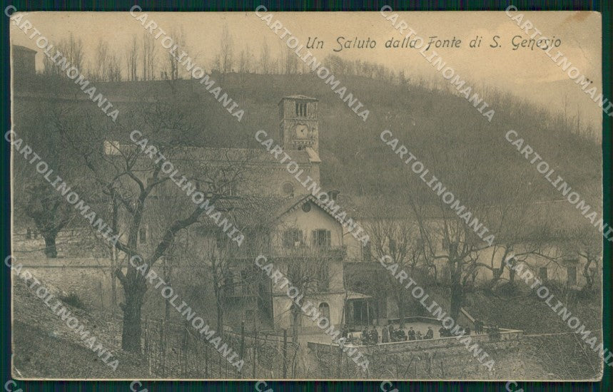 Torino Chivasso San Genesio Castagneto Po SCOLLATA cartolina MT4937 – fronte