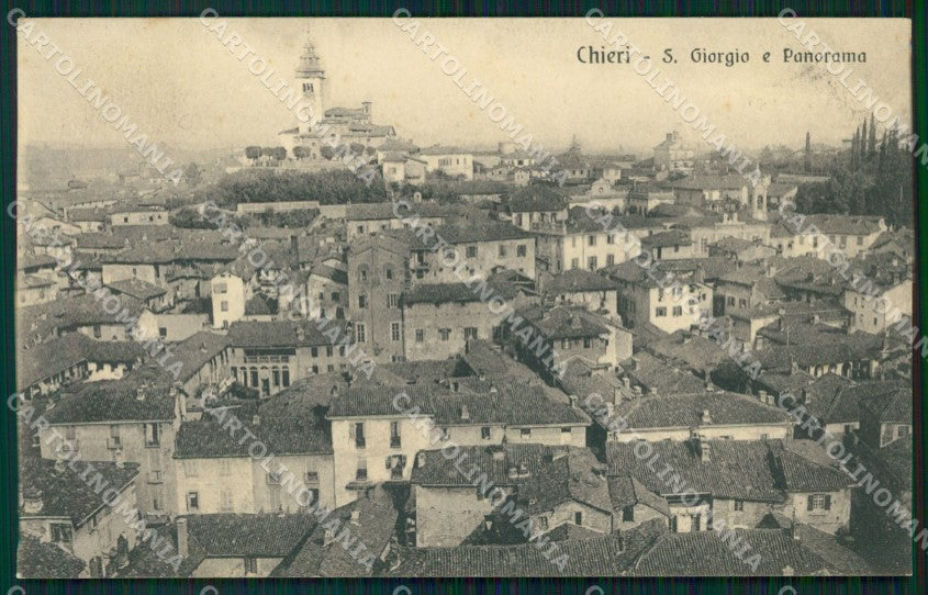 Torino Chieri San Giorgio Panorama cartolina MT4952 – fronte