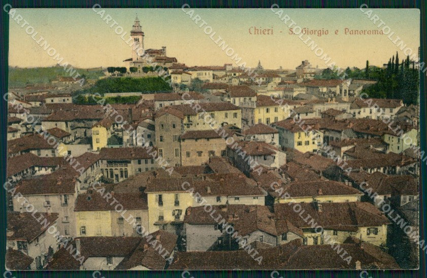 Torino Chieri San Giorgio Panorama cartolina MT4953 – fronte