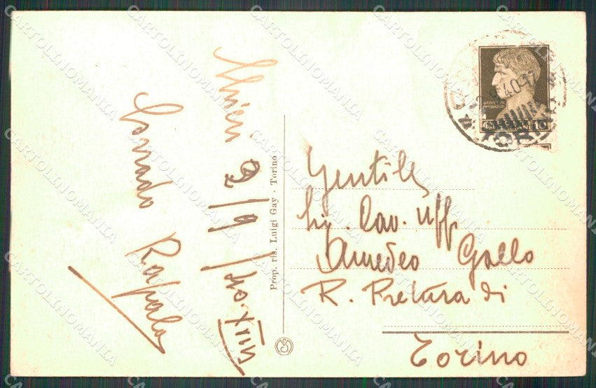 Torino Chieri Panorama cartolina MT4956 – retro