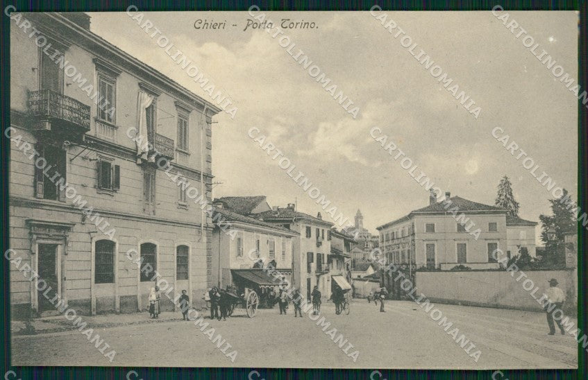 Torino Chieri Porta Torino ABRASA cartolina MT4964 – fronte