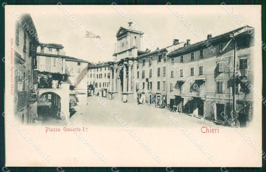 Torino Chieri Piazza Umberto I cartolina MT4966 – fronte