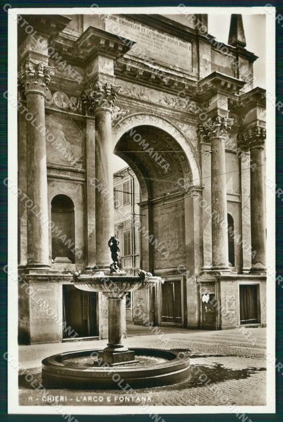 Torino Chieri Arco Fontana Foto cartolina MT4978 – fronte