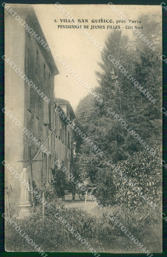 Torino Baldissero Torinese Villa San Quirico cartolina MT4980 – fronte