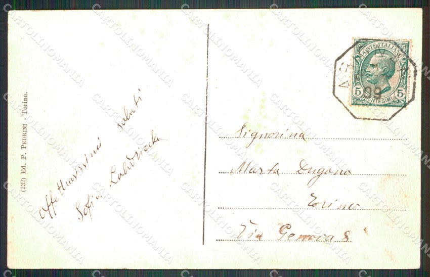 Torino Arignano Panorama cartolina MT4988 – retro