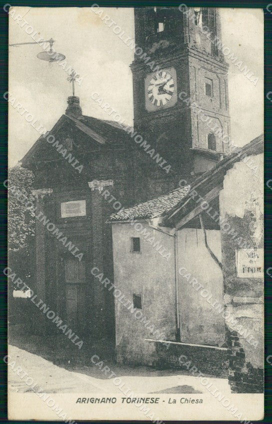Torino Arignano La Chiesa cartolina MT4989 – fronte
