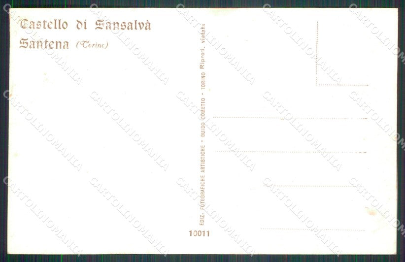 Torino Santerna San Salvà Foto cartolina MT5008 – retro