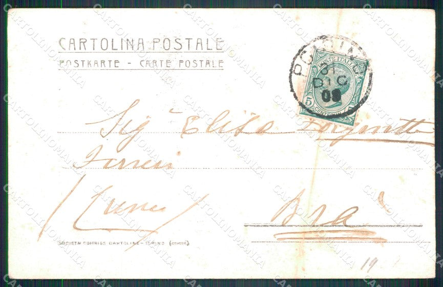 Torino Poirino Corso Vittorio Emanuele II cartolina MT5009 – retro