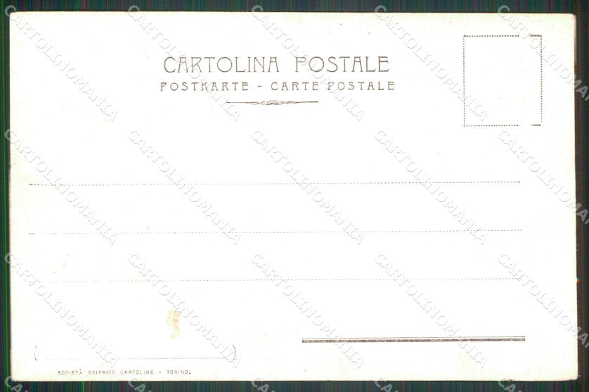 Torino Carignano La Torrazza SCOLLATA cartolina MT5011 – retro