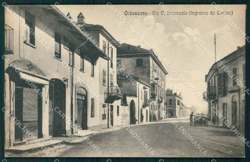 Torino Orbassano Via Vittorio Emanuele cartolina MT5030 – fronte
