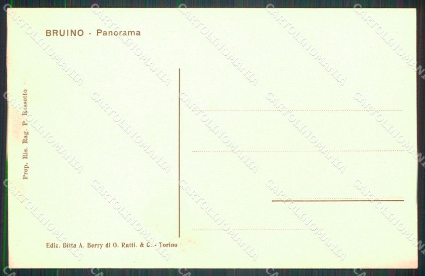 Torino Bruino Panorama cartolina MT5032 – retro