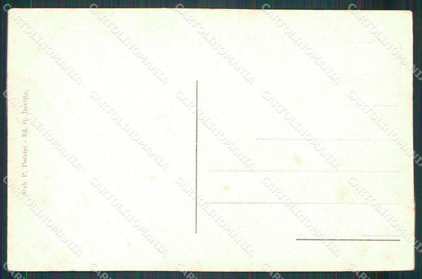 Torino Cumiana Piazza Domenico Berti ABRASA cartolina MT5034 – retro