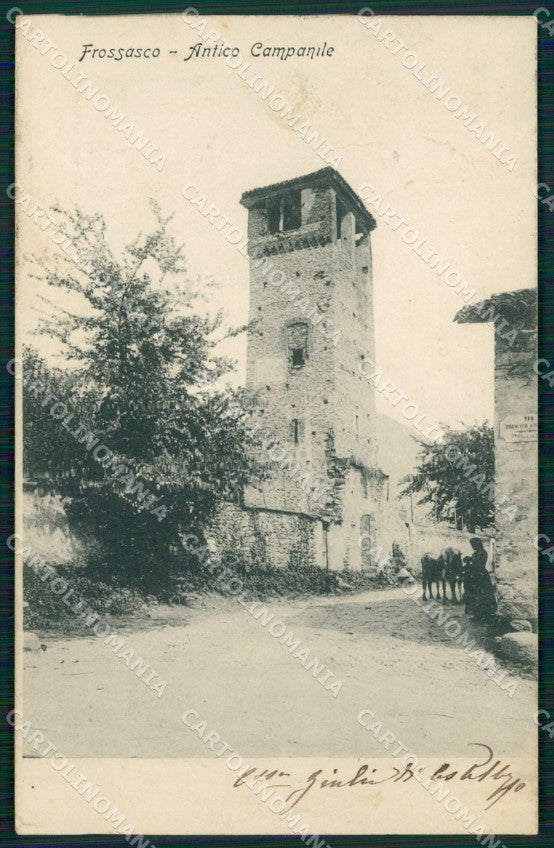 Torino Frossasco Antico Campanile cartolina MT5036 – fronte