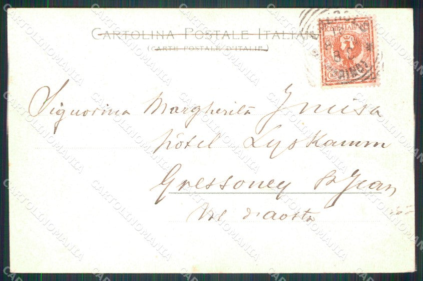Torino Pinerolo Piazza Cavour cartolina MT5043 – retro