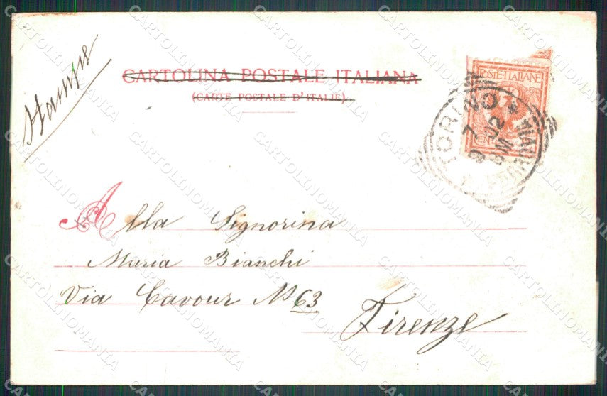 Torino Pinerolo Piazza Cavour SCOLLATA cartolina MT5048 – retro