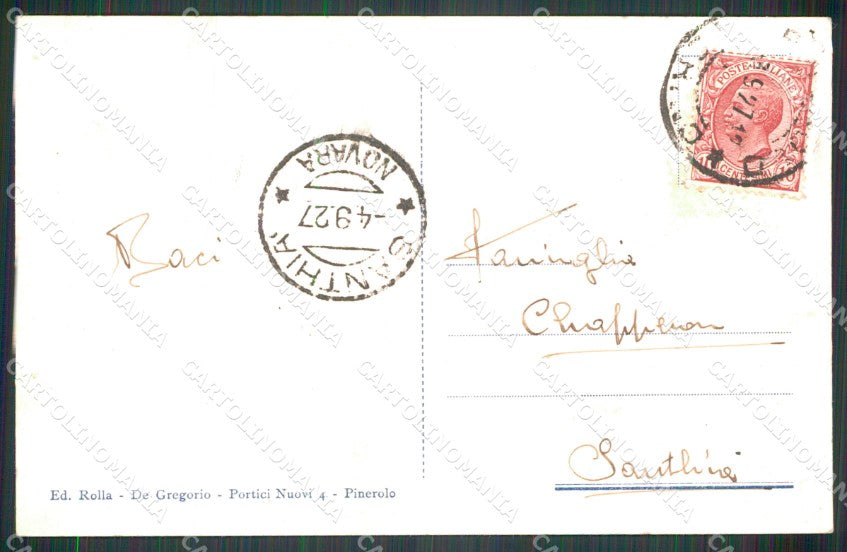Torino Pinerolo Panorama cartolina MT5050 – retro