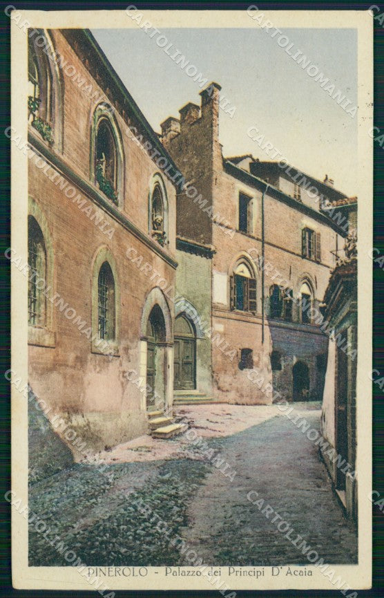 Torino Pinerolo Castello cartolina MT5070 – fronte