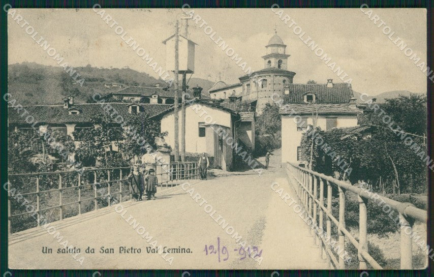 Torino San Pietro Val Lemina cartolina MT5073 – fronte