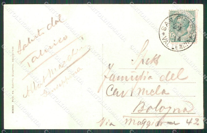 Torino Pinerolo Talucco cartolina MT5074 – retro