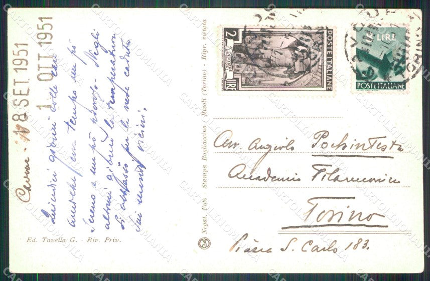 Torino Cavour La Rocca Pilone cartolina MT5085 – retro