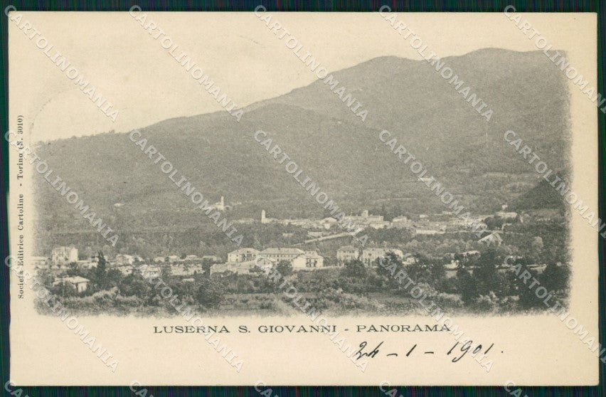 Torino Luserna San Giovanni Panorama cartolina MT5089 – fronte