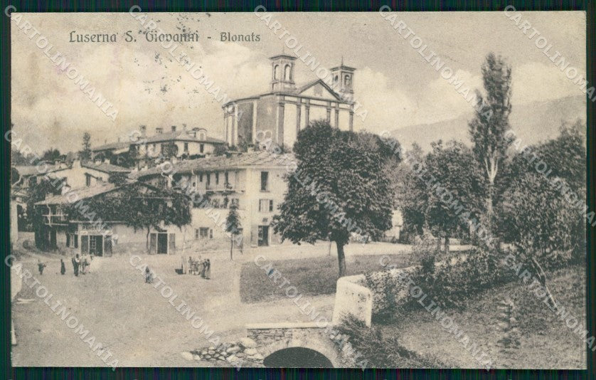 Torino Luserna San Giovanni SCOLLATA cartolina MT5091 – fronte