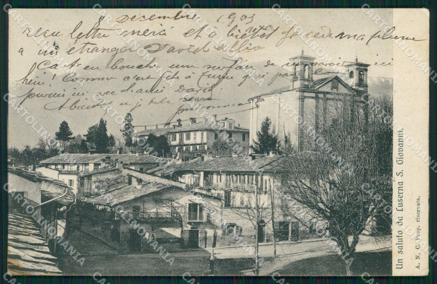 Torino Luserna San Giovanni cartolina MT5092 – fronte