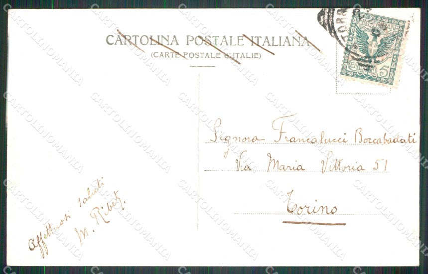 Torino Torre Pellice Panorama cartolina MT5096 – retro