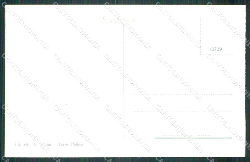 Torino Torre Pellice Monte Vandalino SCOLLATA cartolina MT5102 – retro