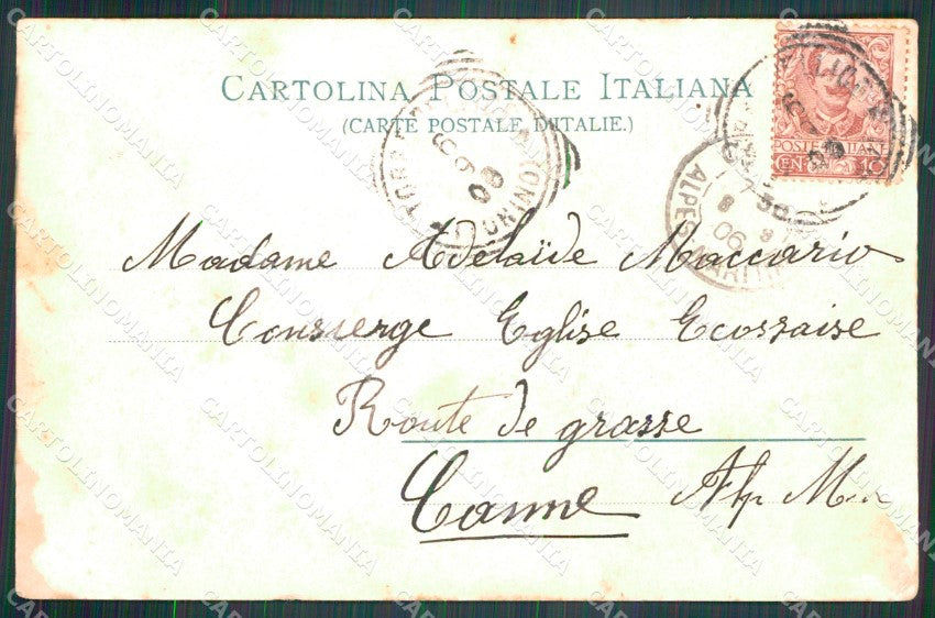 Torino Torre Pellice Interno Chiesa Valdese PIEGHINA cartolina MT5110 – retro