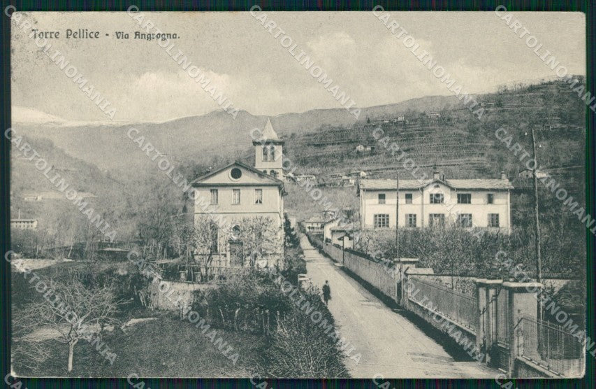 Torino Torre Pellice Via Angrogna cartolina MT5115 – fronte