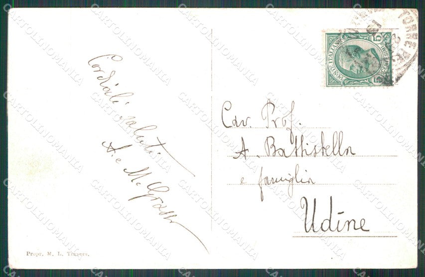 Torino Torre Pellice Via Angrogna cartolina MT5115 – retro