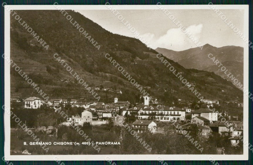Torino San Germano Val Chisone Panorama Foto cartolina MT5135 – fronte